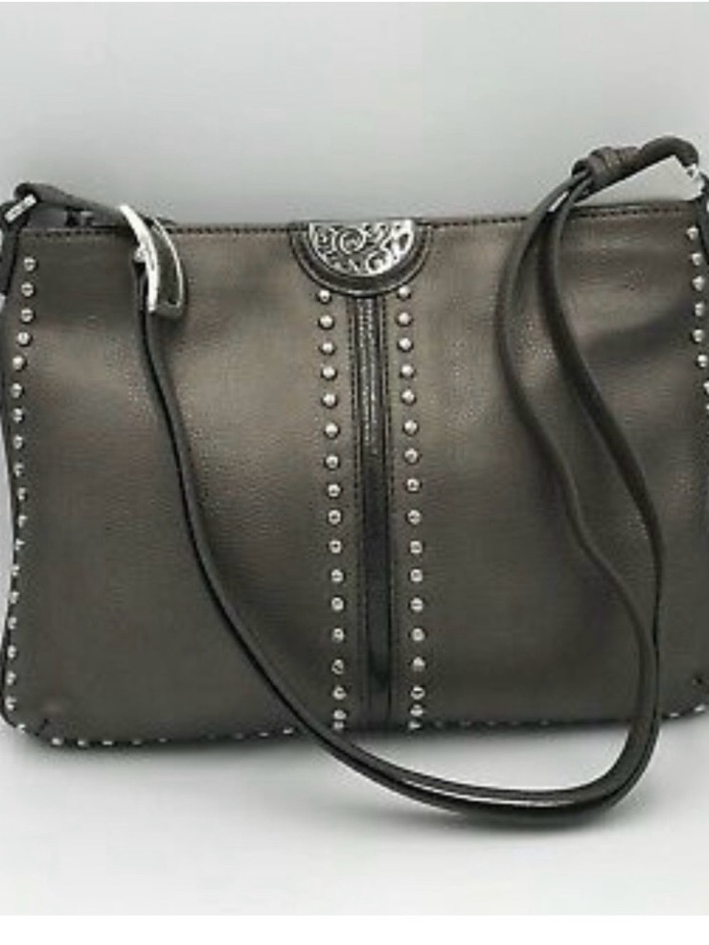 Brighton 12” x 9” leather bag - Picture 3 of 9